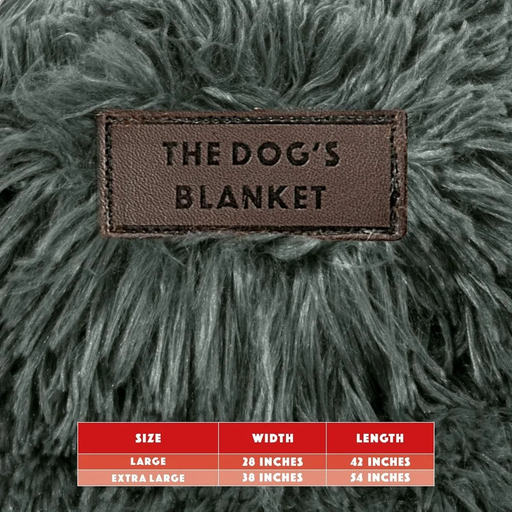 The Dog's Sound Sleep Donut Dog Snuggler, Large, Calming, Anti-Anxiety Blanket, Dark Grey
