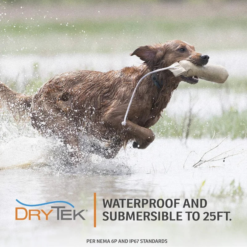 Dog Training Static Collar with Remote, 1/2 Mile Range Waterproof Dog E-Collar, Submersible up to 25 Ft